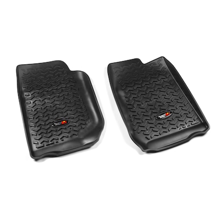 Rugged Ridge 07-16 WRANGLER JK ALL TERRAIN FLOOR LINER, FRONT PAIR, BLACK 12920.01